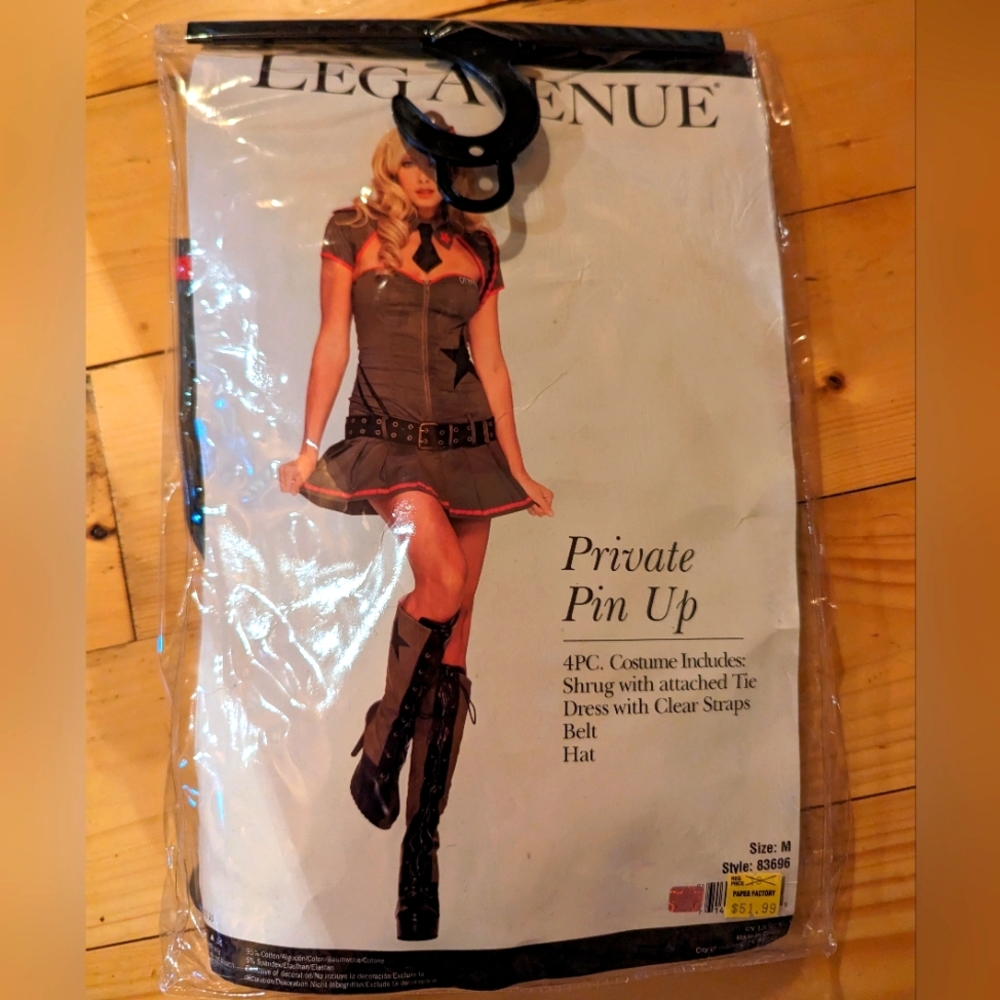 Leg Avenue Private Pin Up Size M